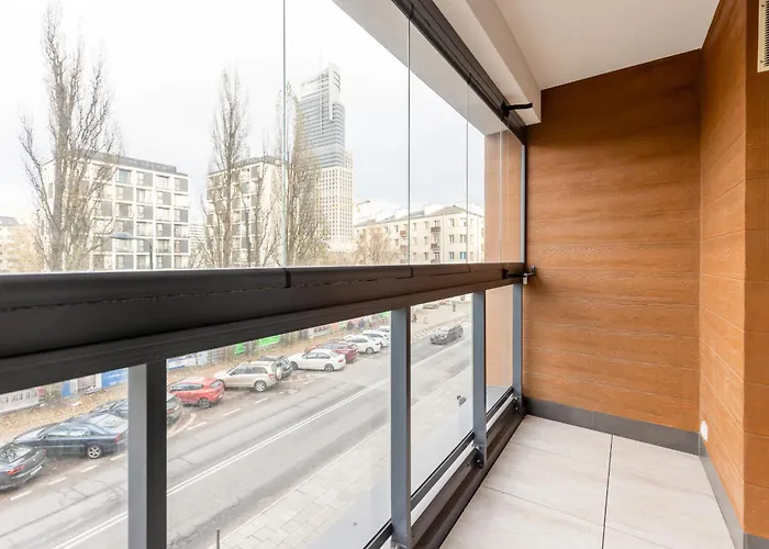 Grzybowska With Air Conditioning & Balcony By Renters Prestige Lejlighed *